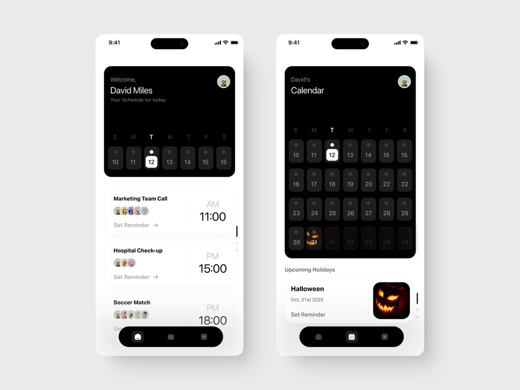 jacobsJ_T's tweet image. Brief: Simple + clean scheduling app.

Me- say less 🙂‍↕️🔥