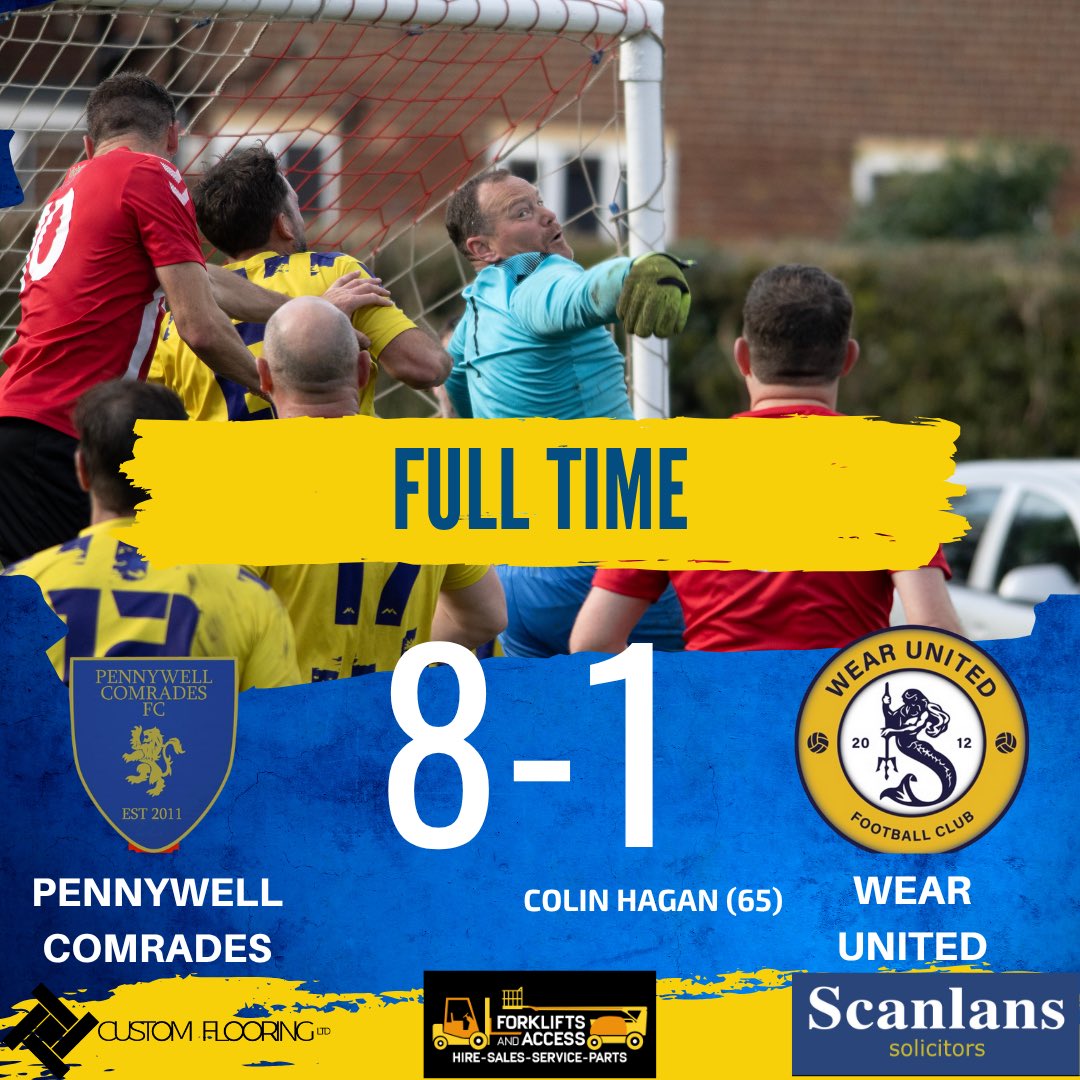 A tough game against a very good side who will win the league and compete easily in the premier division next season. Massive thanks to the lads that played today and gave it everything 🟡🔵🟡🔵