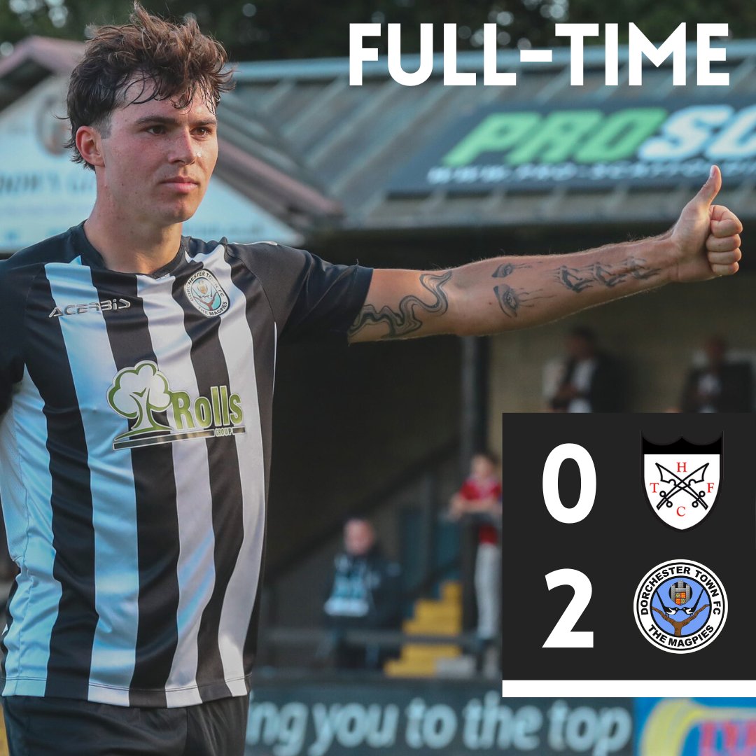 ⏱️ | 𝗙𝗨𝗟𝗟 𝗧𝗜𝗠𝗘

Hanwell Town 0-2 The Magpies

GET IN!! A big 3 points on the road! 😍

#WeAreDorch ⚫️⚪️