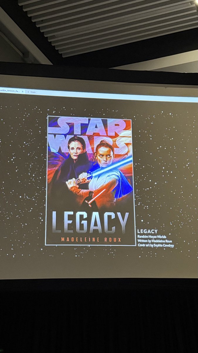 skytalkerspod's tweet image. Coming next year: A story that focuses on Rey’s Jedi training with Leia set between episodes 8 and 9. 🤯 #NYCC