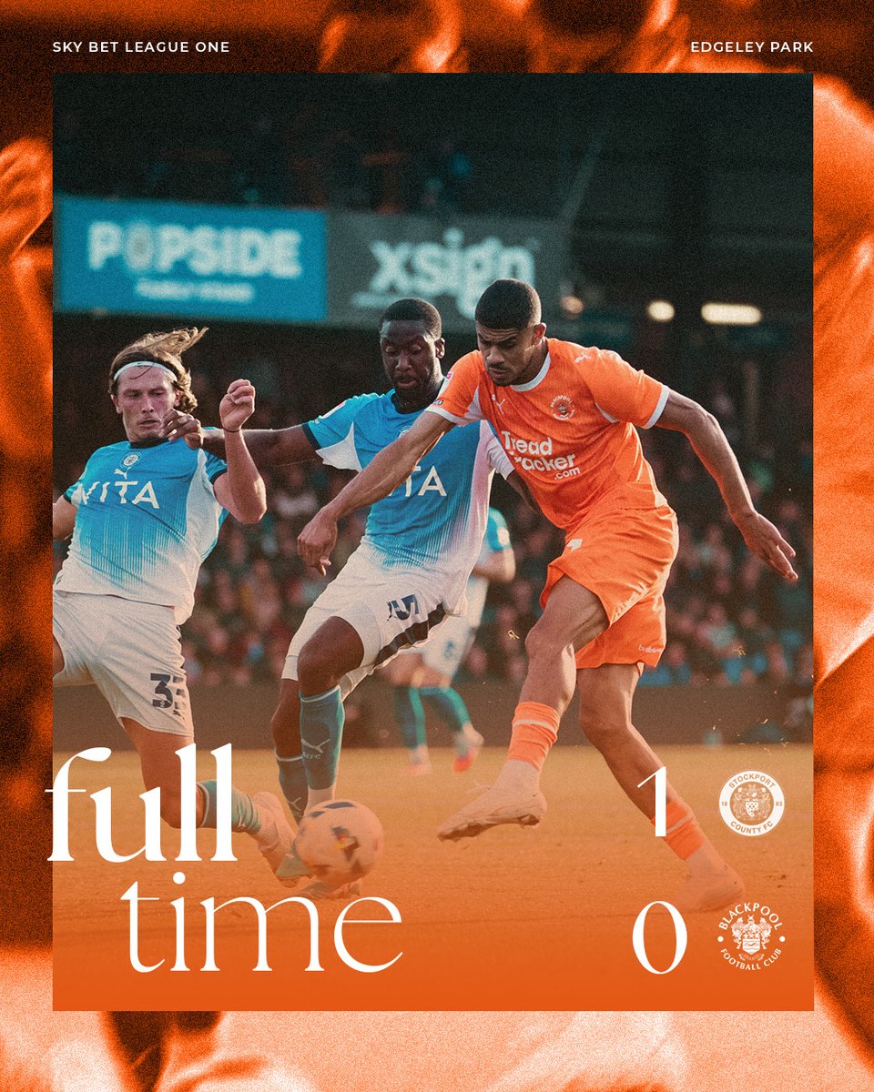 BlackpoolFC's tweet photo. It ends in defeat.

🍊 #UTMP https://t.co/ziSr9RPS0B