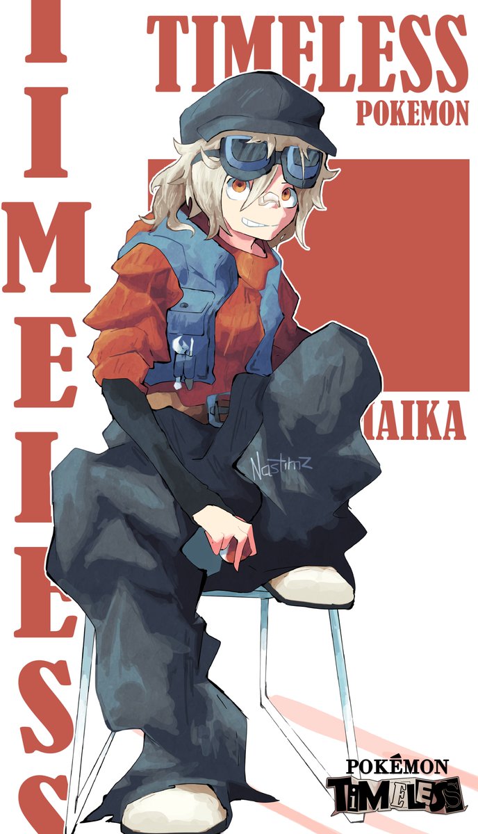Maika 🔧 from my fangame Pokémon Timeless 

#Pokemon #fakemon #fangame #art #characterdesign