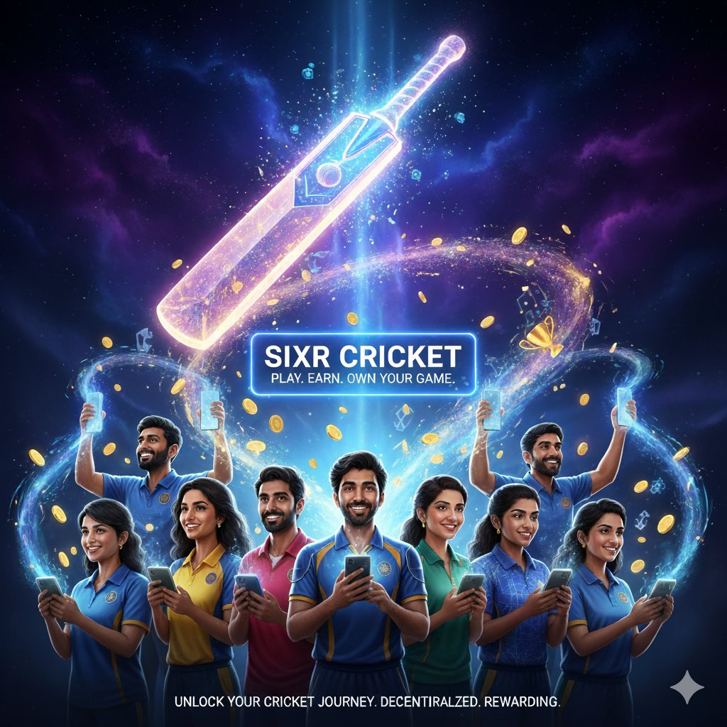 Celesweb3's tweet image. ricket isn’t just going digital it’s going on-chain. 
@SIXR_cricket is building the first real Web3 cricket universe where 2.5B fans can play, earn, collect, and own the moments that make the game legendary.

$SIXR isn’t a token chasing hype it’s the foundation of an entire…