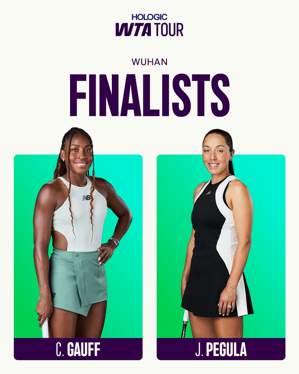 And then there were ✌️

The final is set. Who will be crowned the Winner in Wuhan?

#WuhanOpen