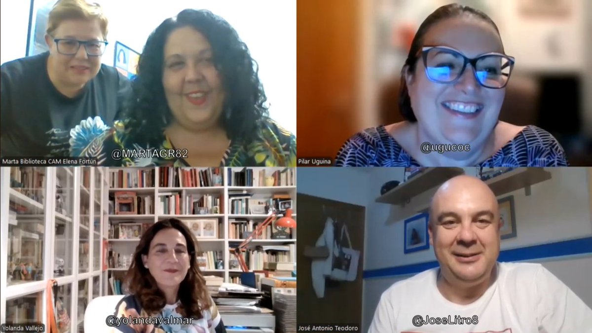 Inicia el directo de <a href="/biblioteconecta/">BiblioTeConecta</a> con Amparo, la madre de <a href="/MARTAGR82/">Marta Garcia Rodriguez</a> 
Un saludo para ella👋 y para el resto de fans que siguen la emisión. 
#biblioteconecters 💞