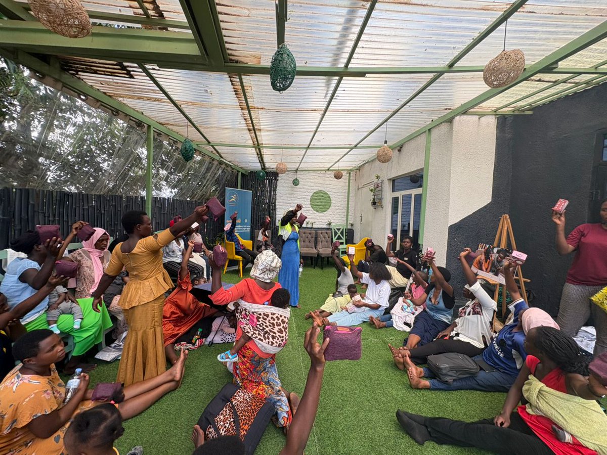 afroark's tweet photo. Today we celebrated the #DayOfTheGirl with teenage mothers at the Kigali Menstrual Station.
We shared sanitary items, encouragement &amp; hope reminding each girl that her dreams still matter. 💖

Empowered girls, empowered communities. 
#AfroArk #GirlsLead #InvestInGirls https://t.co/e8lbsju1nz