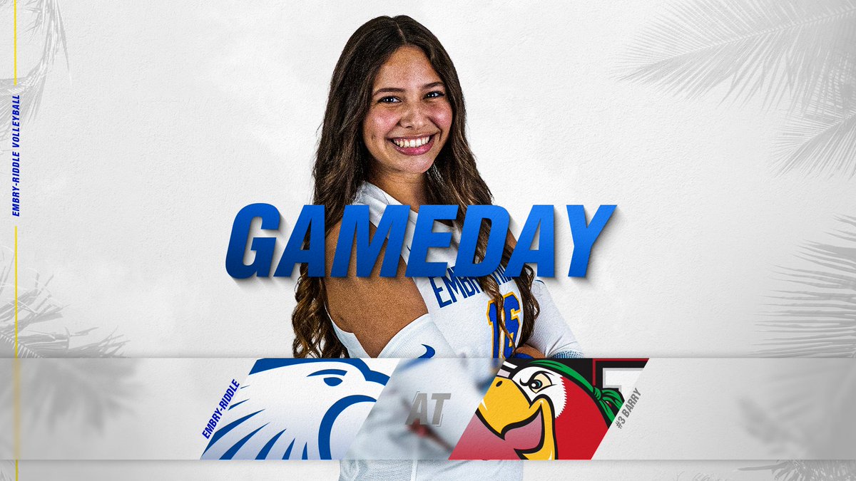 Do we hear two upsets this weekend? 👀

🦅at #3 Barry
⏰4 PM 
📍Miami Shores, Fla.
🏟️Health &amp; Sports Center
💻erauathletics.com/live
📊erauathletics.com/stats
#GoERAU / #DaytonasHometownTeam
