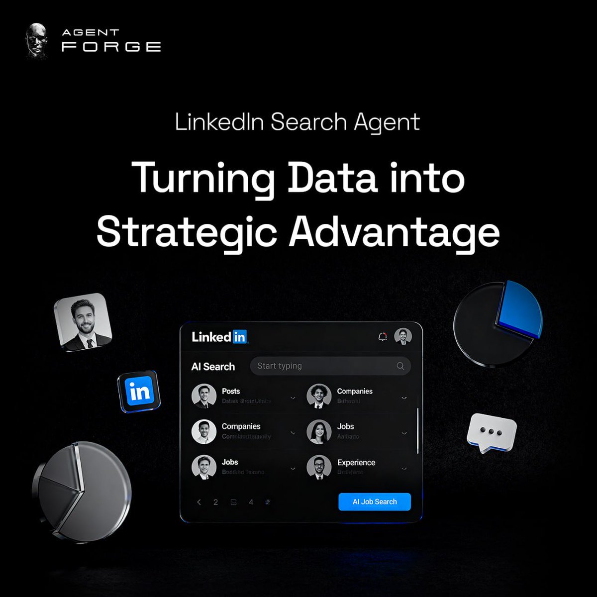 AITECHio's tweet image. 🌟 LinkedIn Search Agent — Turning Data into Strategic Advantage! 

The LinkedIn Search Agent by AiRev transforms LinkedIn into a real-time data engine, giving you instant access to profiles, company updates, posts, and job listings.

🔗 agents.aitech.io