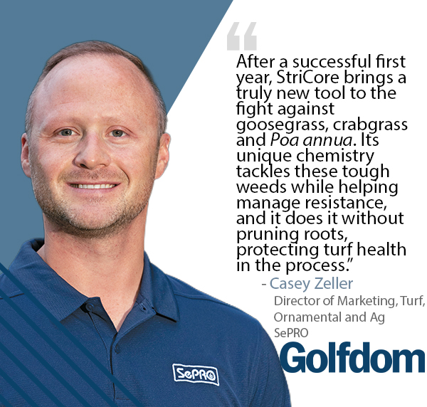 Golfdom's tweet image. Golfdom caught up with EOP experts to spotlight superintendents’ must-haves this season. 

See what @SePRO_Corp’s Casey Zeller recommends and discover more highlights here: 👉 heyor.ca/ih54T3 

#GolfIndustry #SuperintendentLife #EarlyOrderProgram

(Photo: Golfdom staff)