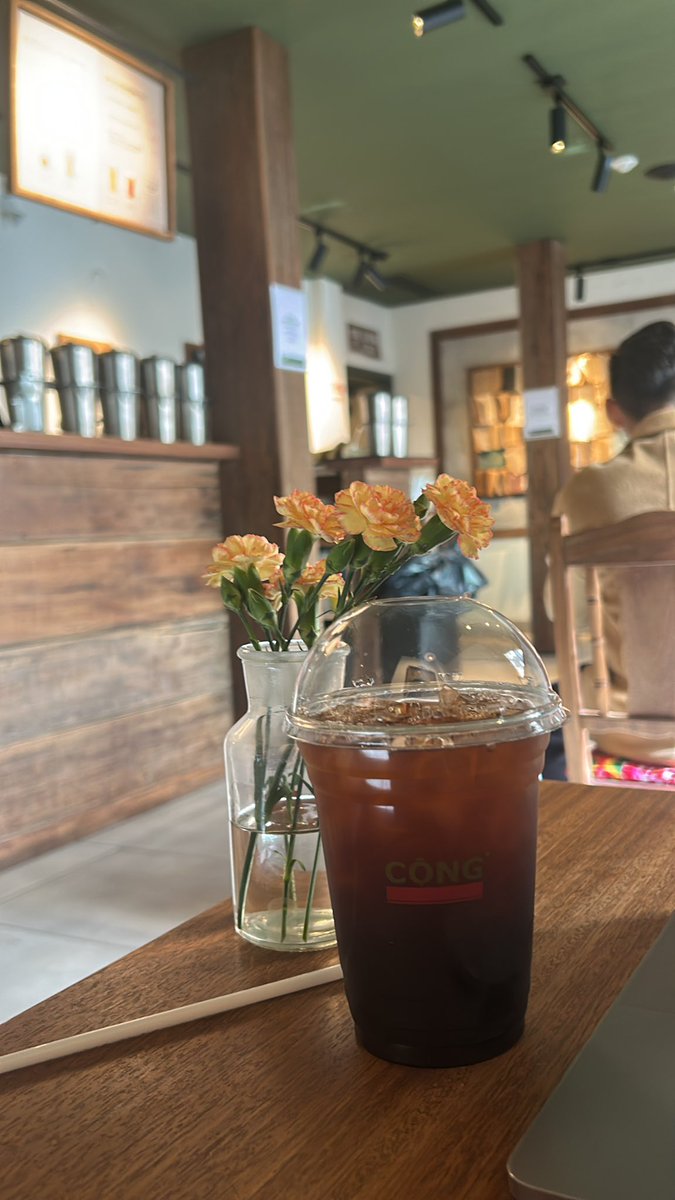 adamchenchew's tweet image. If you haven’t been to Cong Caphe near college park, you should. Everything’s good here.