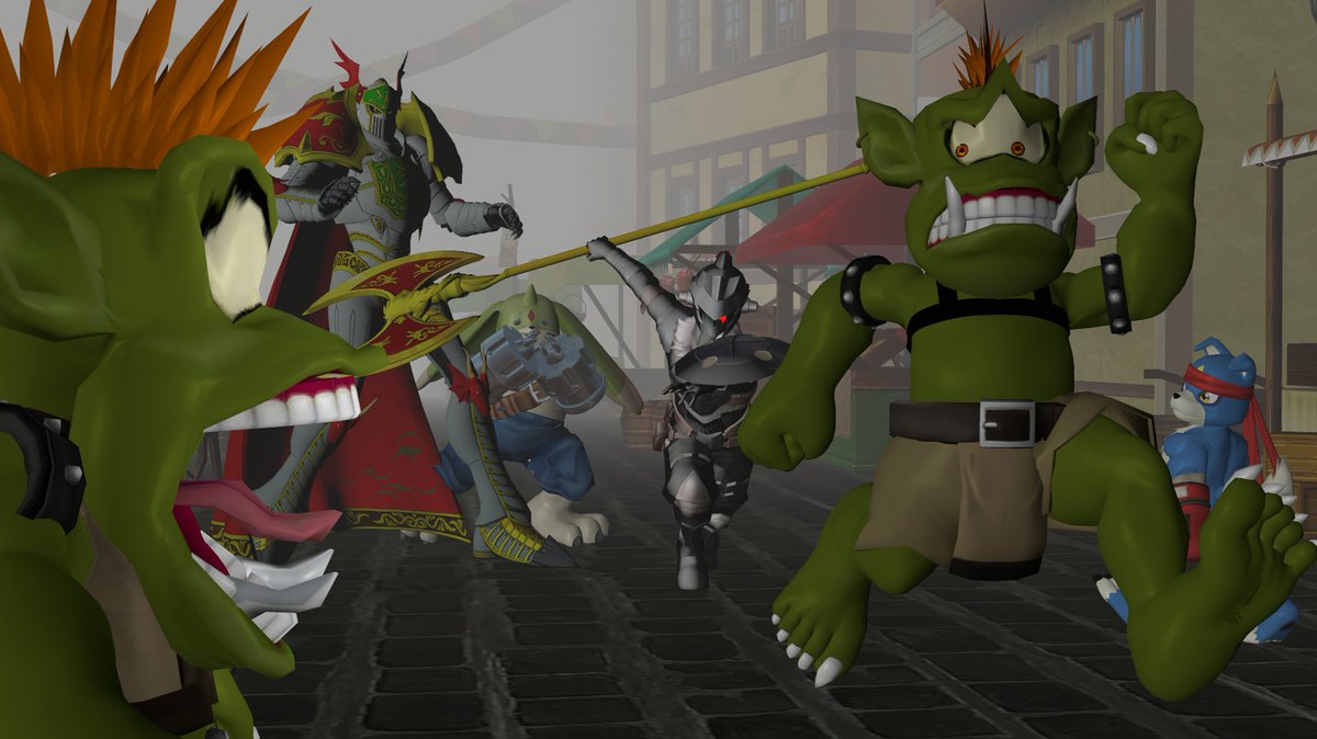 took me all year but with the help of <a href="/IronGut1/">Brian McMiller</a>  &amp; <a href="/MrCaliburNSFW/">mrcalibur.bsky.social</a> i was finally able to make a goblimon model. missed finishing on august 1st and the releases of TimeStranger &amp; Beat Break but atleast it's ready
#Digimon #SFM 
mega.nz/folder/MOY0ADa…