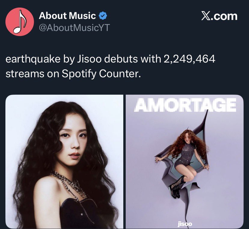 mira004911's tweet image. Remember when they called jisoo flop for this