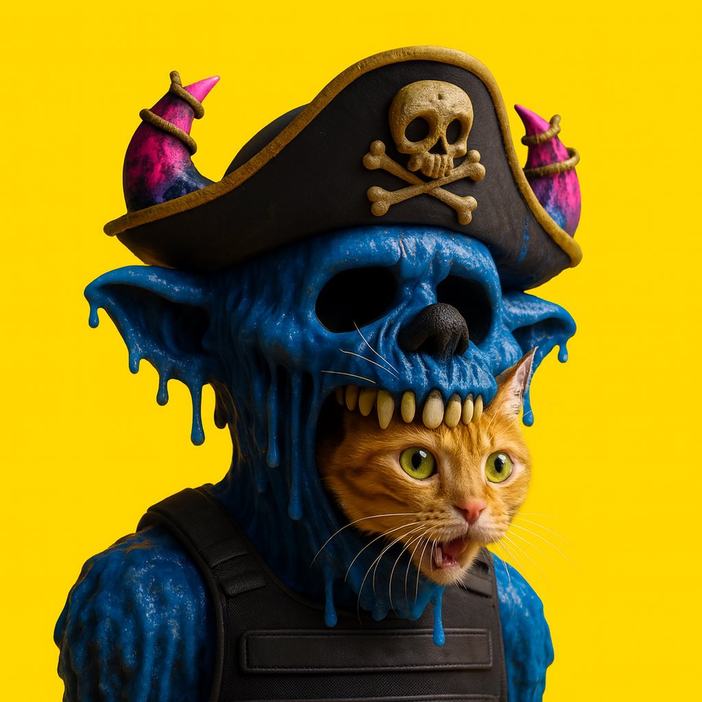 ObieGeeOnChain's tweet image. Happy Caturday. This one’s retro get away
