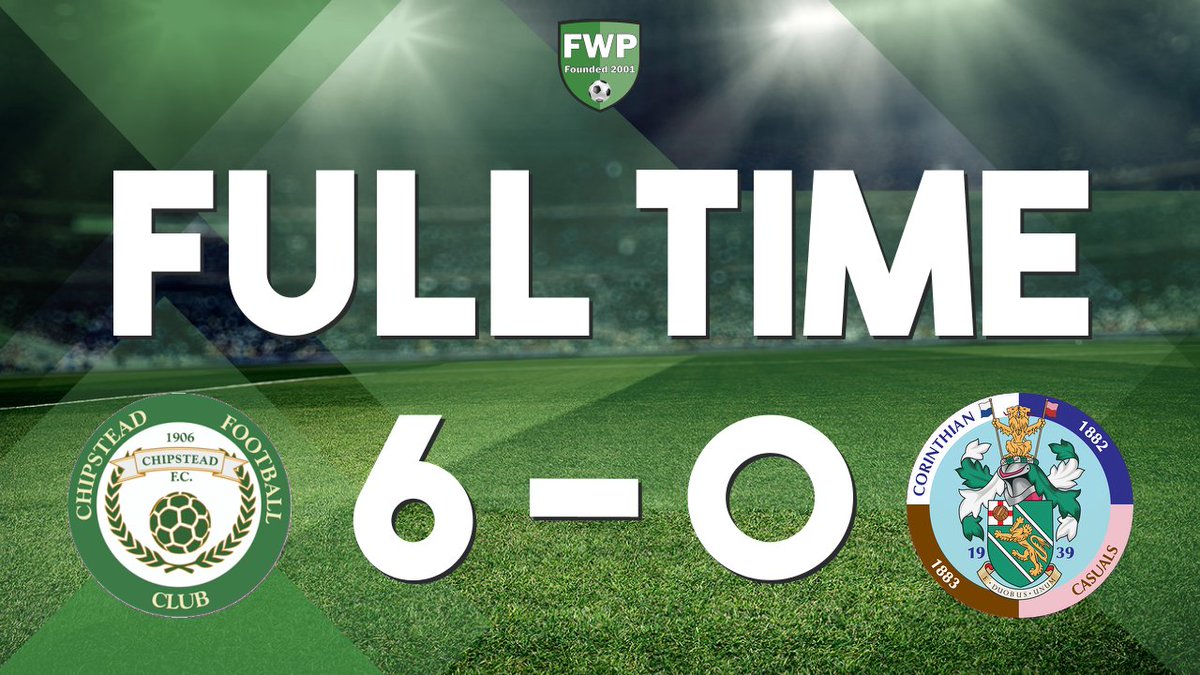 FULL-TIME: Chipstead 6-0 Corinthian-Casuals fwp.co/W2N3zQ