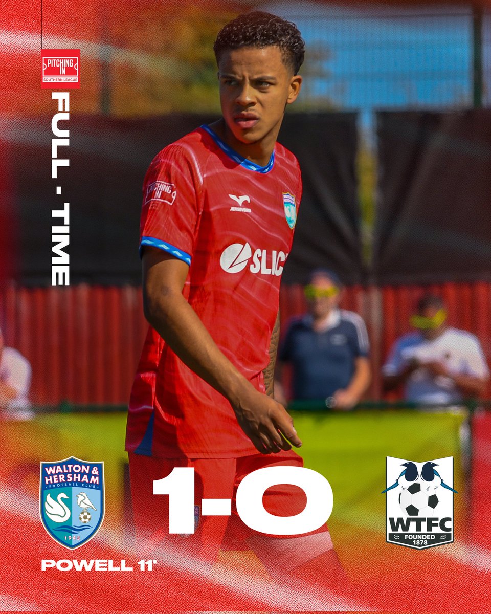 Johl Powell's first-half strike secures the three points 👊

See you back at the Hub on Tuesday as we face Havant &amp; Waterlooville 🔜