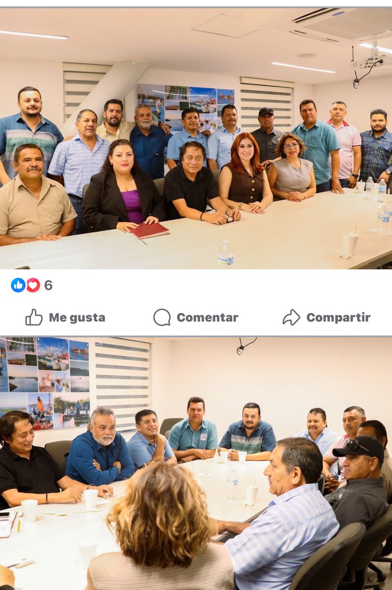 Compartiendo agenda con la secretaria de pesca del estado de Sinaloa Flor Emilia Guerra Mena los programas de motores , pangas, Bienpesca estatal e inspección y vigilancia lo definen como un estado que si le invierte a la pesca felicidades!
