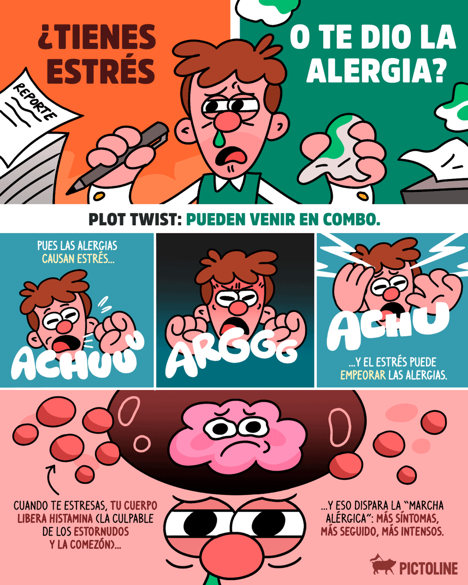 pictoline's tweet photo. 🪄 Harry Potter y el misterio de qué fue primero: el estrés o la alergia 🥴🤧

#estres #alergia #salud #ciencia #histamina #mocos #estornudo #respiracion #pictoline https://t.co/O6VoGCLtJo