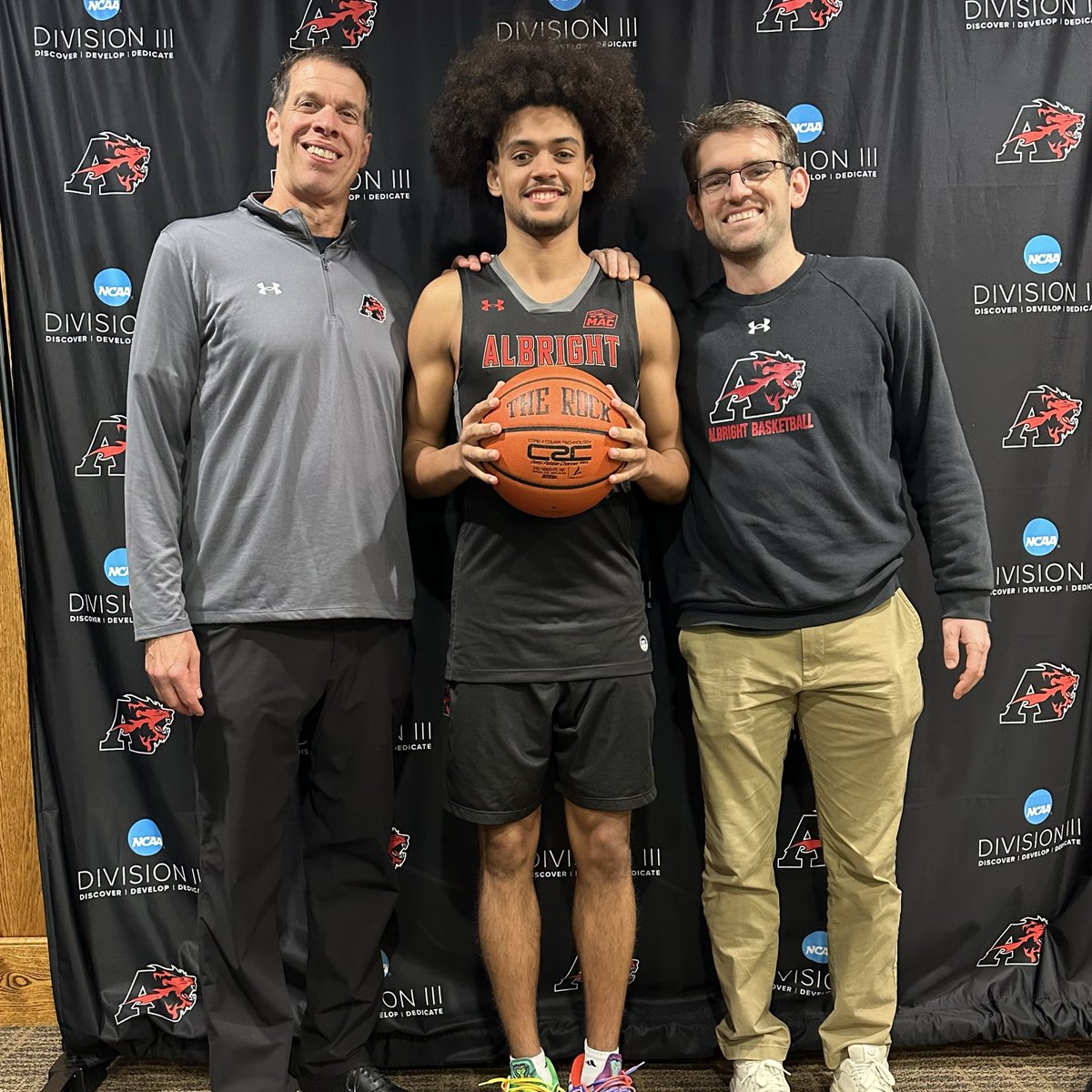 Thank you to Coach Ferry &amp; Coach Chalupa for taking me through a great visit to Albright College!