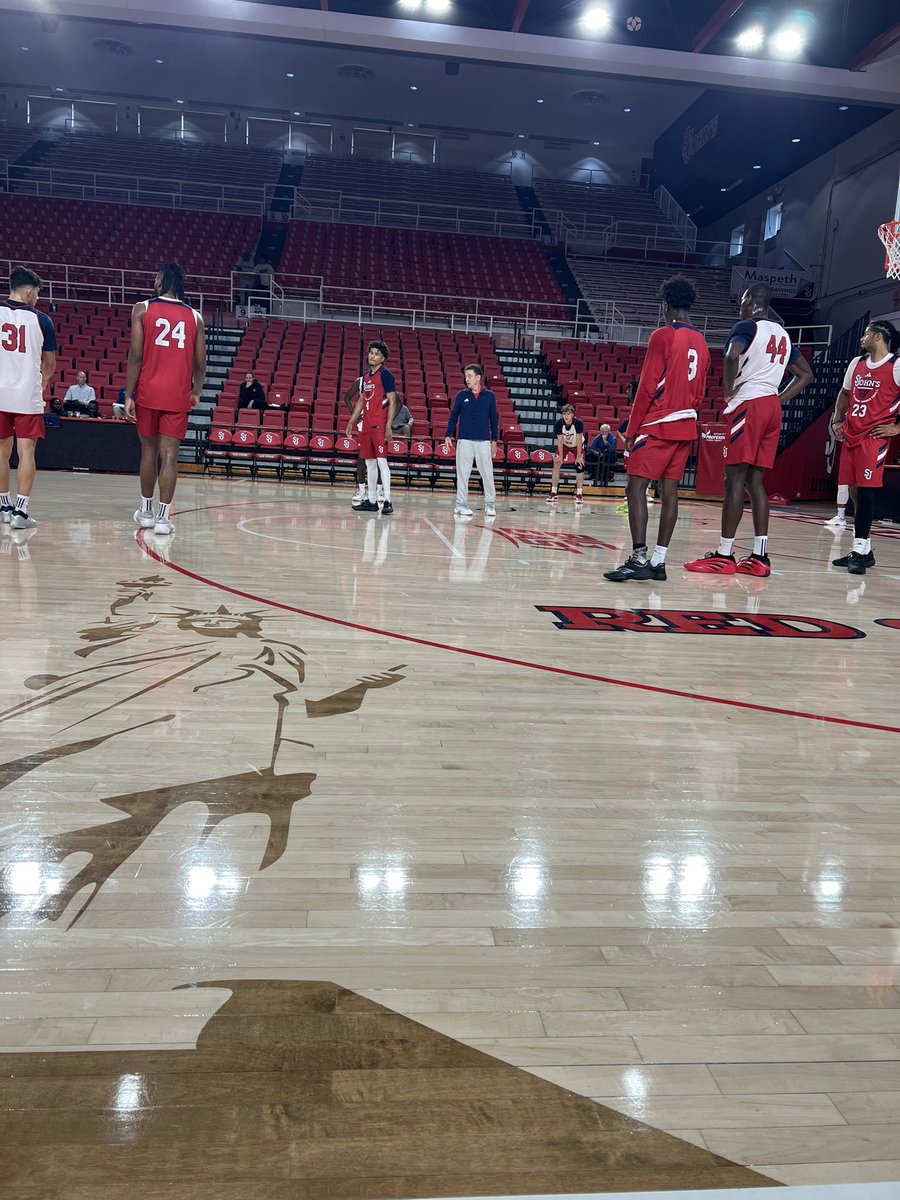 Here in New York at St. John’s practice. Unbelievable amount of detail each &amp; every possession. Non stop development throughout the entire practice. Coach Rick Pitino is one of the best to ever do it. This team has enough talent to win it all. High level coaching staff as well.