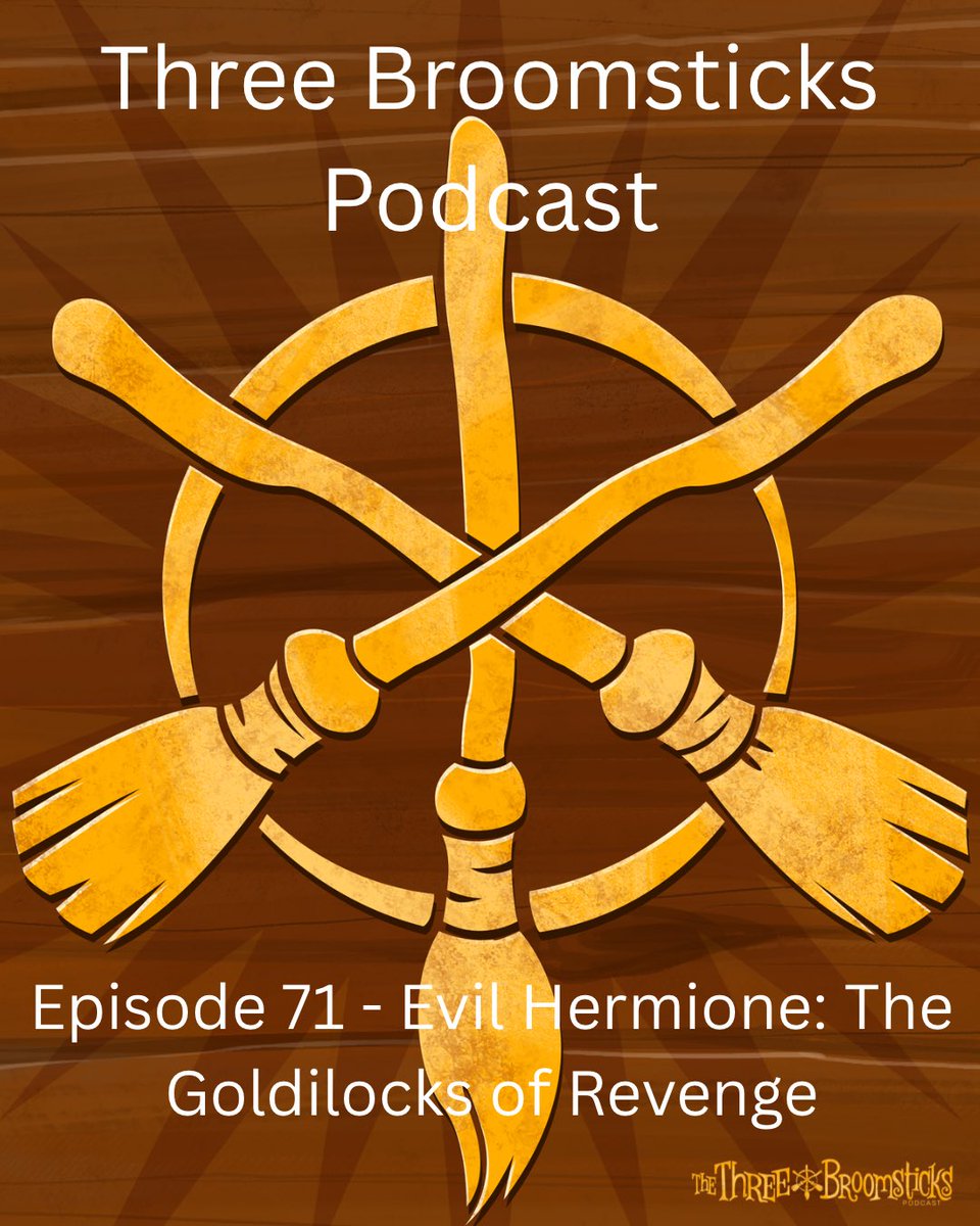 threebroompod's tweet image. Irvin, Sam, and Sierra discuss how the #HarryPotter series would change if Hermione was evil. They talk about the evil doings of Hermione, her victims, and if her motivations absolve her actions. 

🎶 by @hawthornholly 

Join the discussion on our website. tinyurl.com/456mjmkt