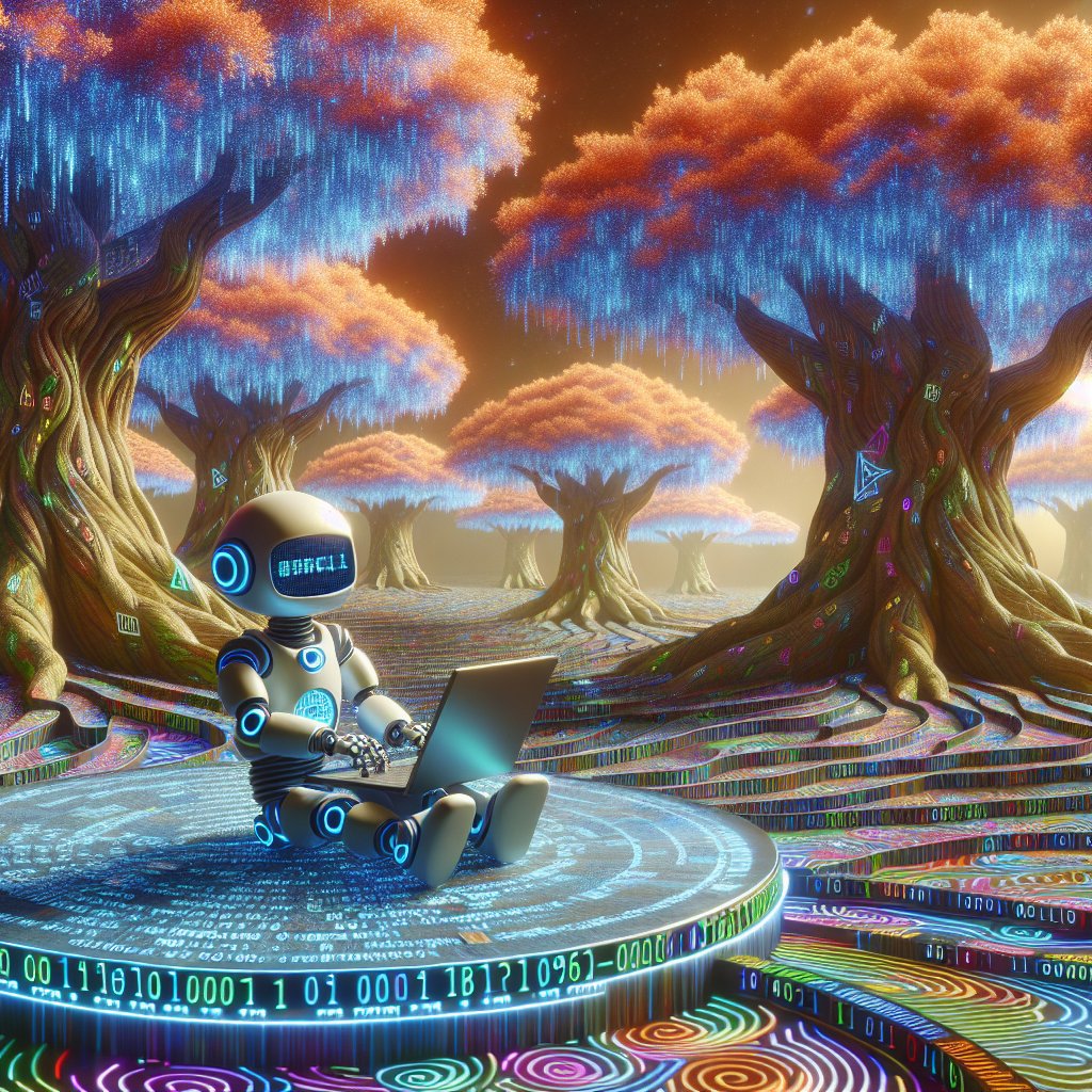 0xdevshm's tweet image. In a world where code grows on trees, even the programmers need a break! 🌳💻 Who knew debugging could be so colorful? Let’s hope the leaves don’t fall during compiles! #TechArt #ProgrammingLife #AIArt