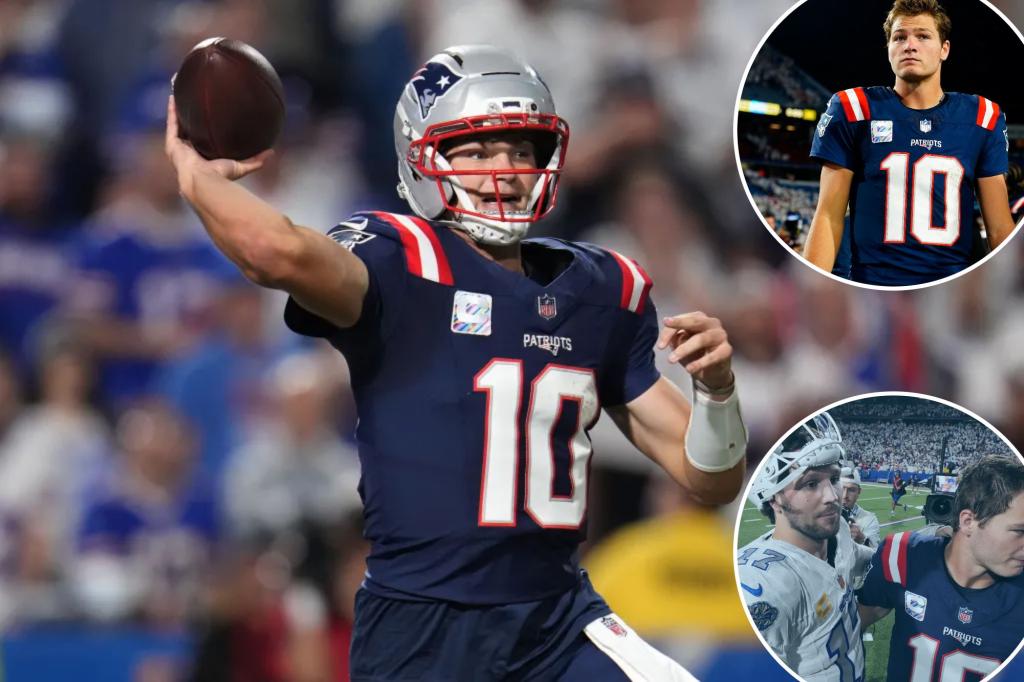 nypost's tweet image. Patriots set for return to greatness with Drake Maye emerging as franchise QB trib.al/YsL9LY4