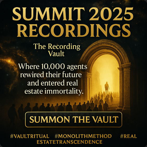 marketingking4's tweet image. #RealEstate #Agents &amp;amp; #Investors
Real estate domination wasn’t built in a day. It was built here.

The Summit Recordings Vault (2019–2025) has just been unlocked — a never-before-seen arsenal of tactical power, proven blueprints, and category-defining breakthroughs that built…