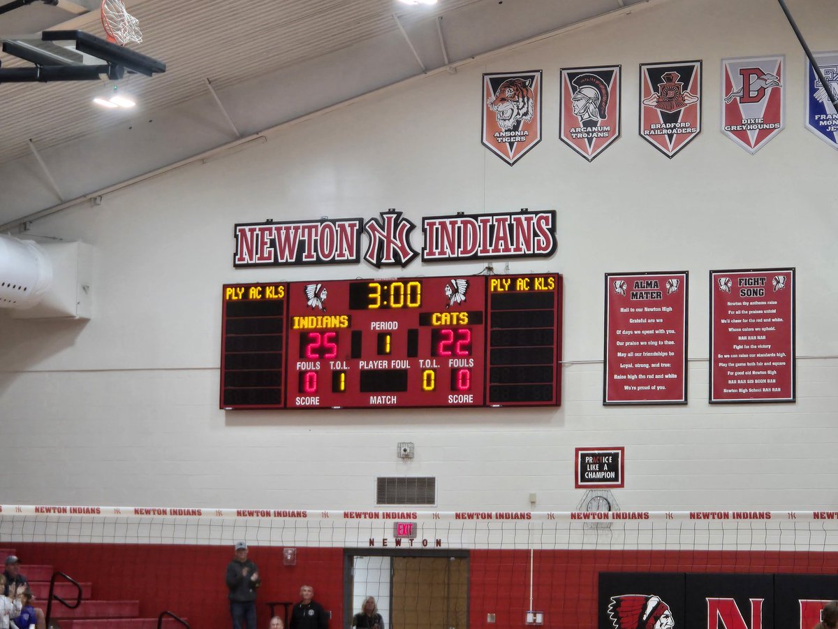 Varsity volleyball from Newton.
Set #1: