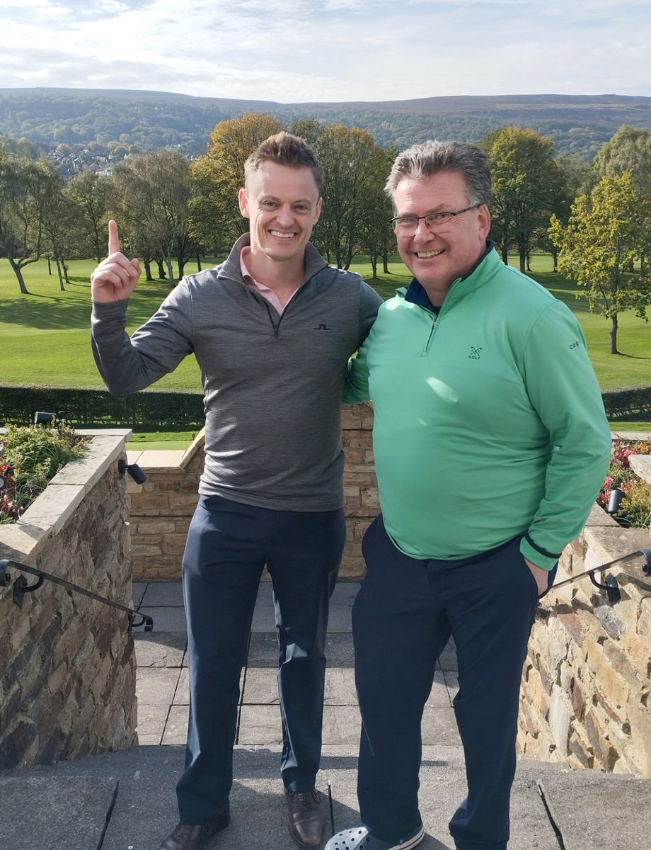 Congratulations to Jamie Pollard on his first hole-in-one, which he achieved on the 15th hole, with a well hit 9 iron.

Jamie is pictured with his playing partner Charles Lowe.

#HoleinOne #IlkleyGolfClub #GolfInYorkshire