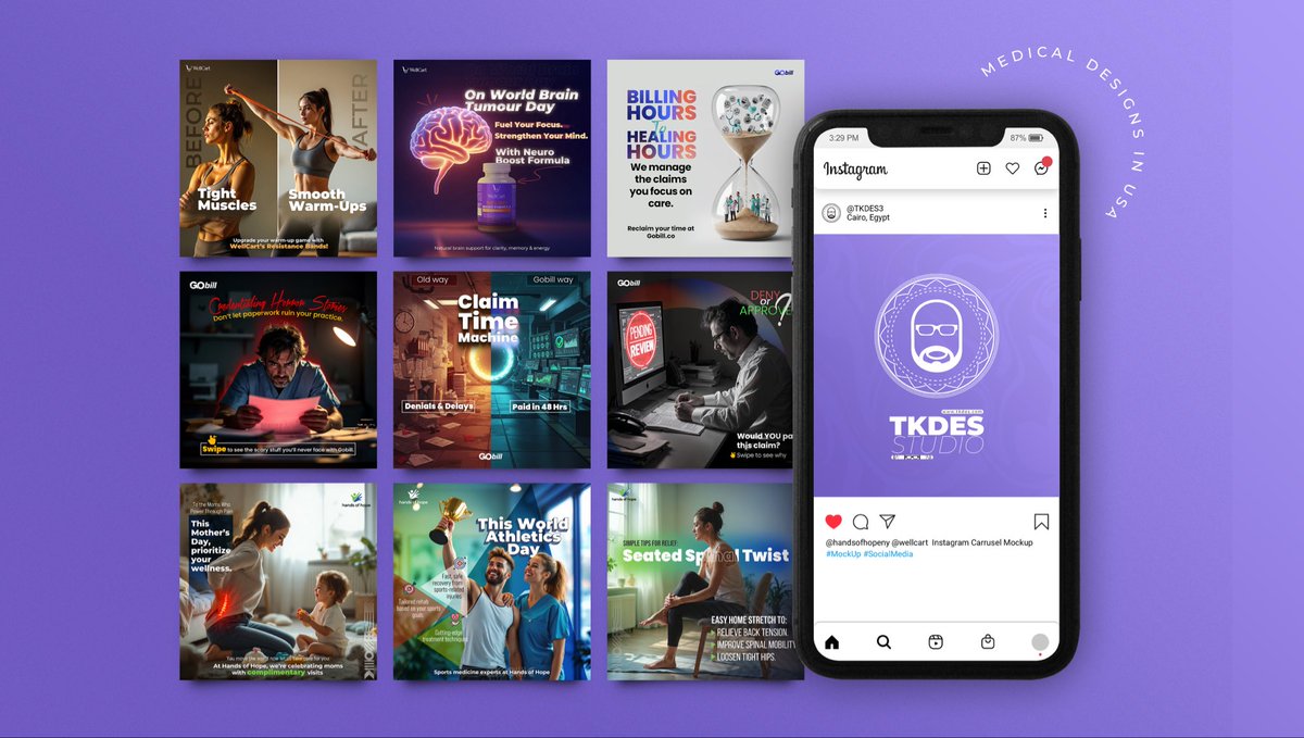 tarikdesigner's tweet photo. أعمال تصميم منشورات طبية تجمع بين الإبداع وإيصال المعلومة الصحية ببساطة. محتوى مناسب للعيادات والحملات التوعوية الرقمية. #تصميم #طب #صحة #محتوى_طبي #تسويق_رقمي #سوشيال_ميديا https://t.co/qCth5lF5sn