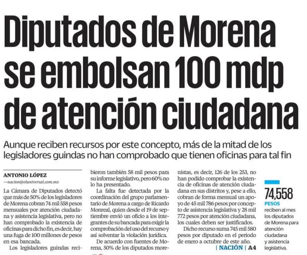 TeresaCastellMx's tweet image. ¡Ratas de dos patas! 🐀 

💸 Los diputados de Morena se clavan 100 millones de pesos “para atención ciudadana”… y ni oficinas tienen.

Cobran por servir al pueblo, pero solo se sirven de él. La “austeridad” les dura lo que el discurso —la tranza, toda la legislatura.

Morena no…