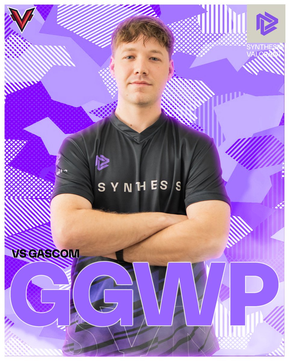 It was a good run 😤, lot's to look back and be proud of.

​GG to <a href="/GascomeSport/">Gascom eSport</a> 🫡, we go down 1-2 in Quarterfinals.

​Thank you for all the support during #SYNVALORANT's journey during <a href="/VESAEvents/">VESA</a> Community Cup.💜

​We will be back stronger 🛠️ #SYNGgg #VALORANT