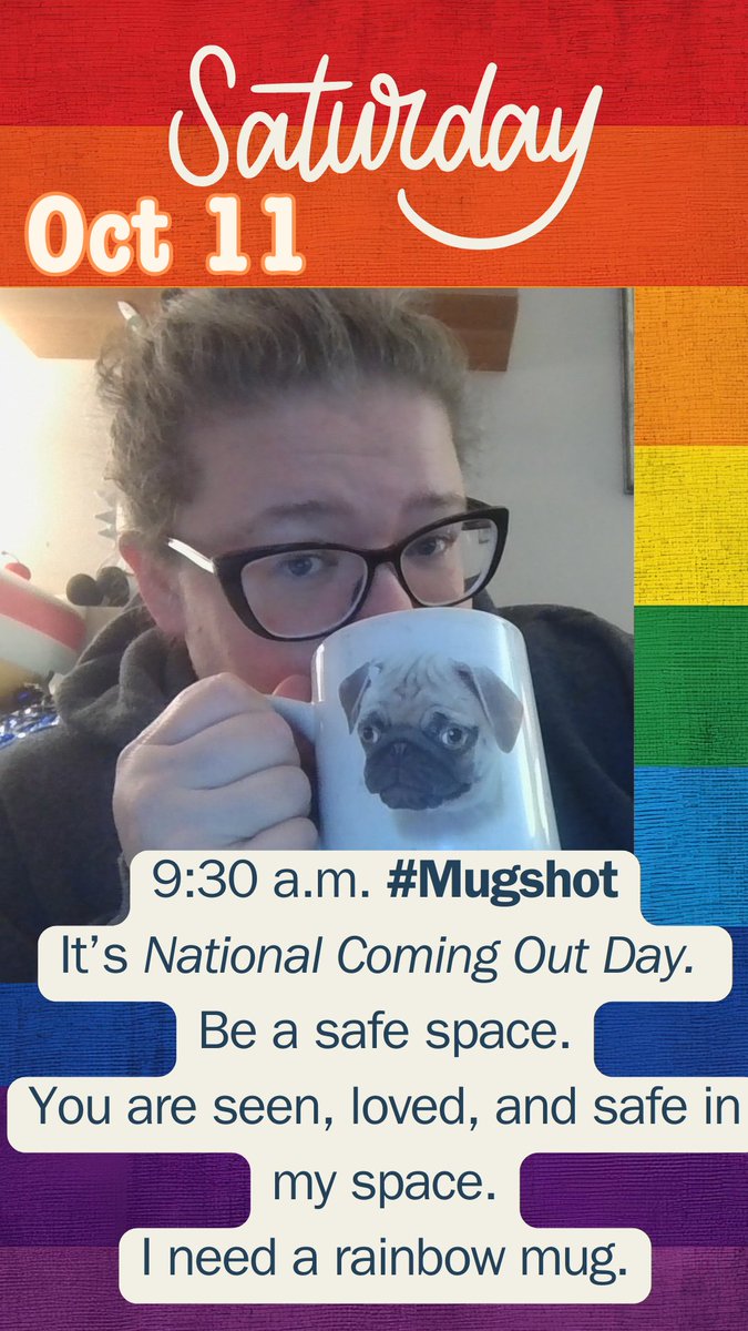 AuthorHea's tweet image. It&apos;s National Coming Out Day. Be a safe space.
#WritingCommmunity #writerslift #amwriting #writerslife #5amwritersclub #coffee