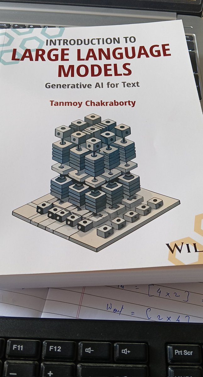 Weekend vibes....
Diving into the Multilingual &amp; Multimodal LLMs chapter, by <a href="/Tanmoy_Chak/">Tanmoy Chakraborty</a>.
Honestly, this book is so underrated - packed with clear explanations and solid insights.