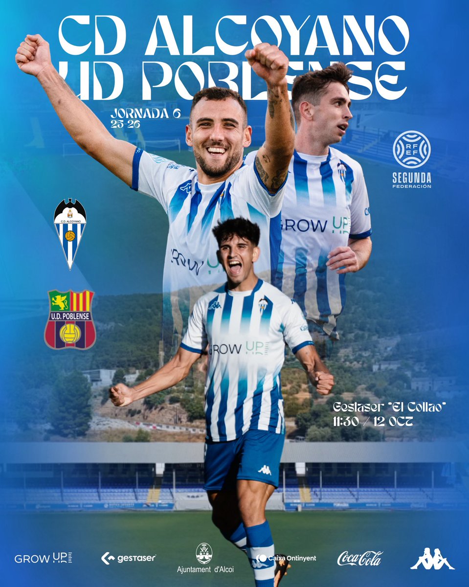 𝑬𝒍 𝒆𝒔𝒑𝒆𝒄𝒕𝒂́𝒄𝒖𝒍𝒐 𝒗𝒖𝒆𝒍𝒗𝒆 𝒂 𝒄𝒂𝒔𝒂 🔥

🆚 <a href="/udpoblense/">U.D. Poblense</a> 
📅 12 de octubre
🕒 11:30h

#LaMoralTornaACasa #AlcoyanoPoblense