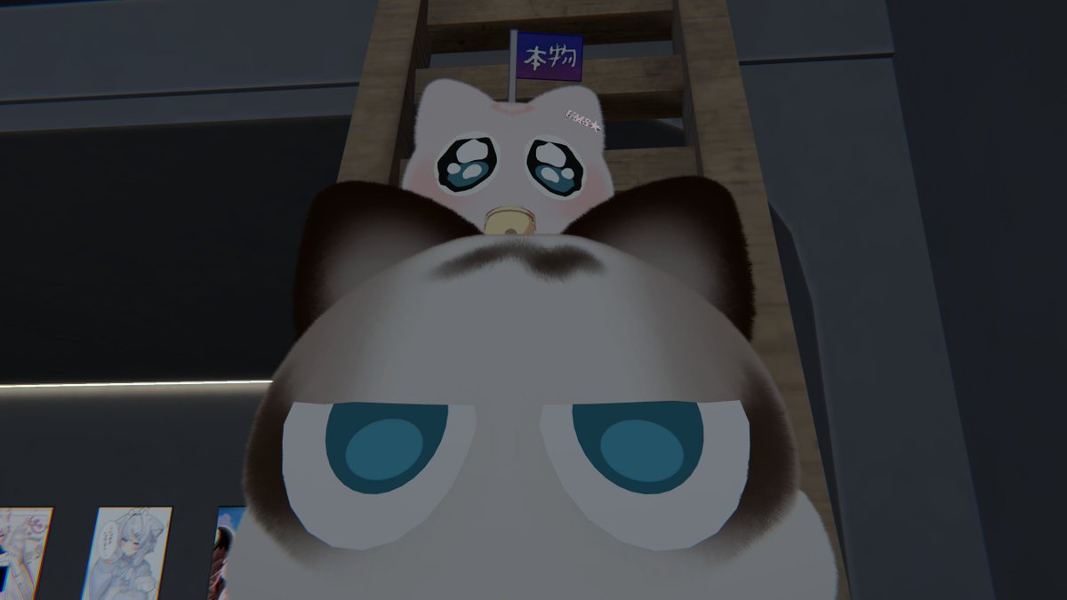 UMSVRC's tweet image. にゃご～
#molLab #にゃご3D