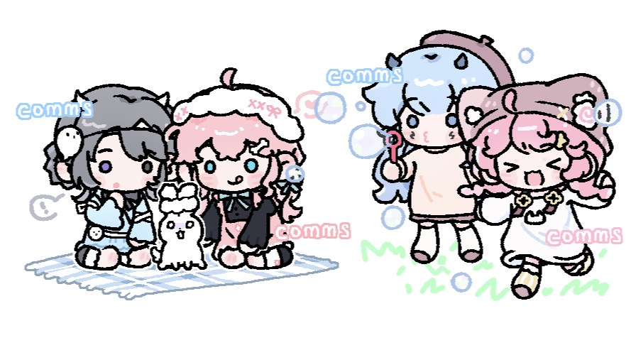 💖💙
#chibi #Commission #artmoots