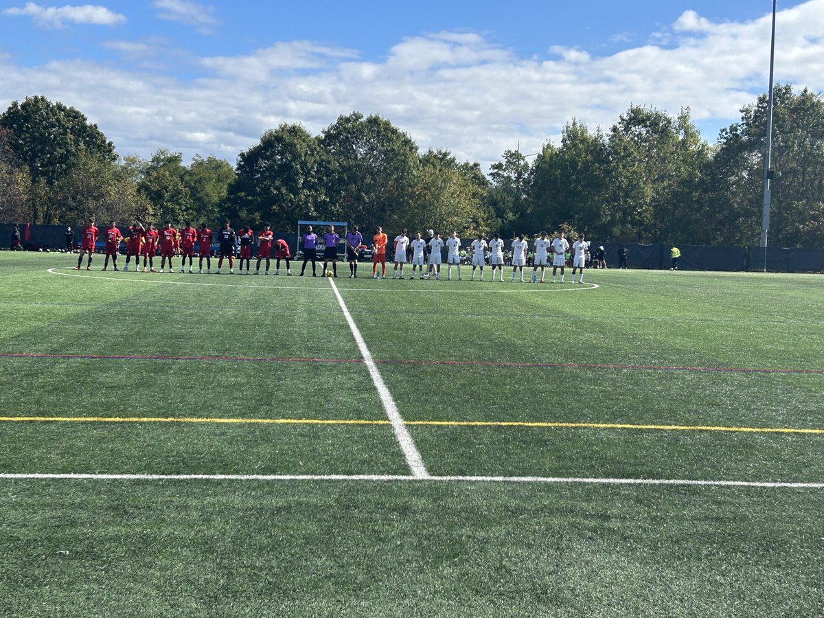 Starting lineups for the Raiders. Men’s soccer senior day! <a href="/RivierRaiders/">Rivier University Athletics</a> #SeniorDay