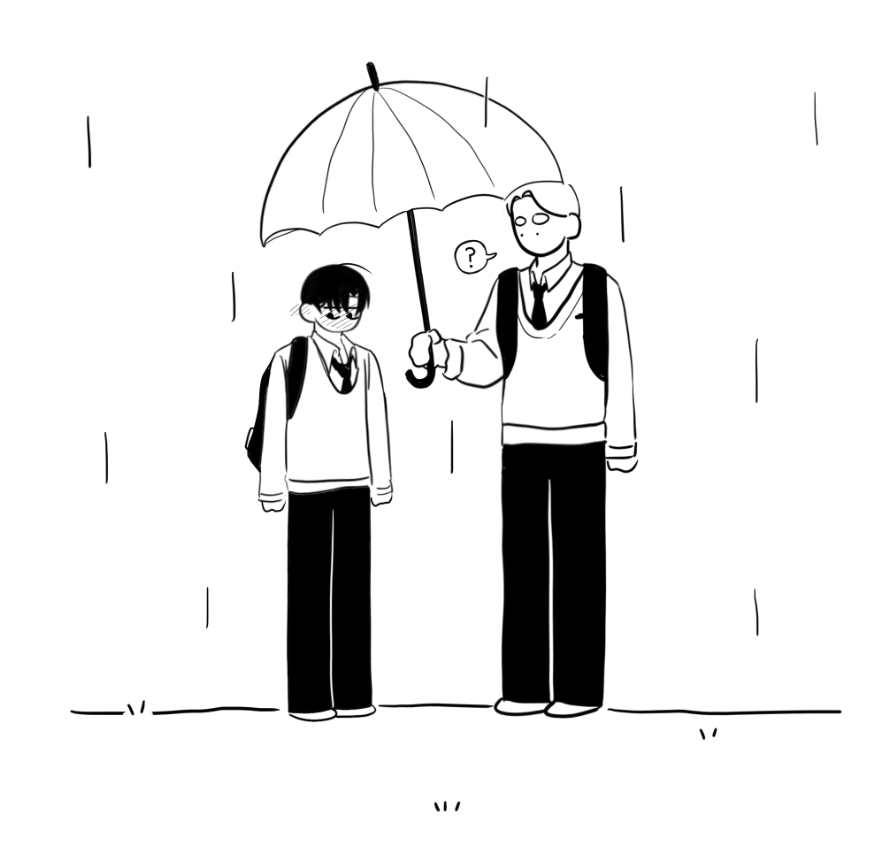 비가 와요☔
#eruri 
#エルリ