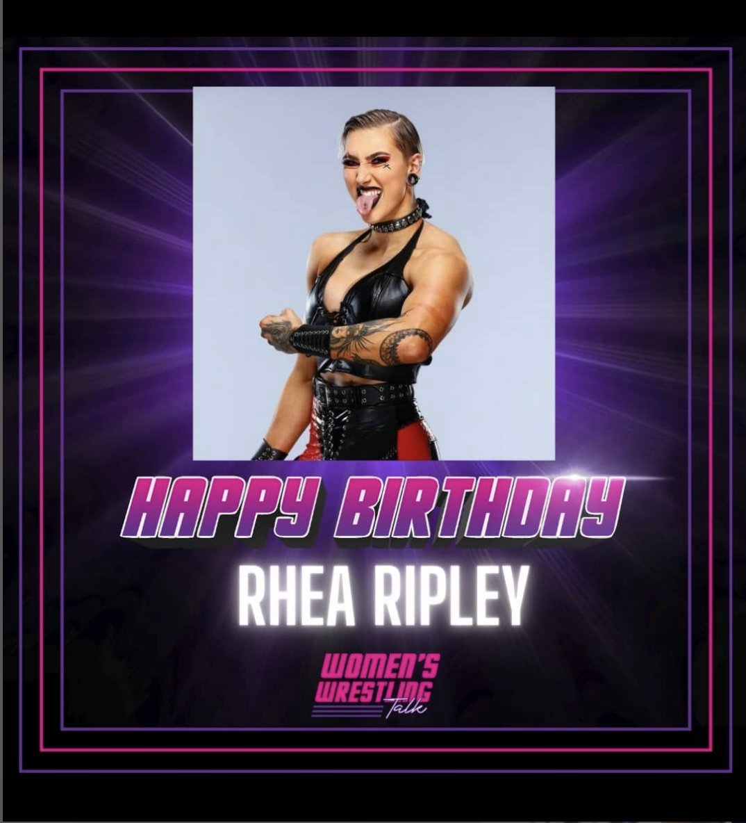 Happy Birthday to the amazing @rhearipley_wwe !!!
.
.
.
#birthdaygirl👑 #womenwrestling