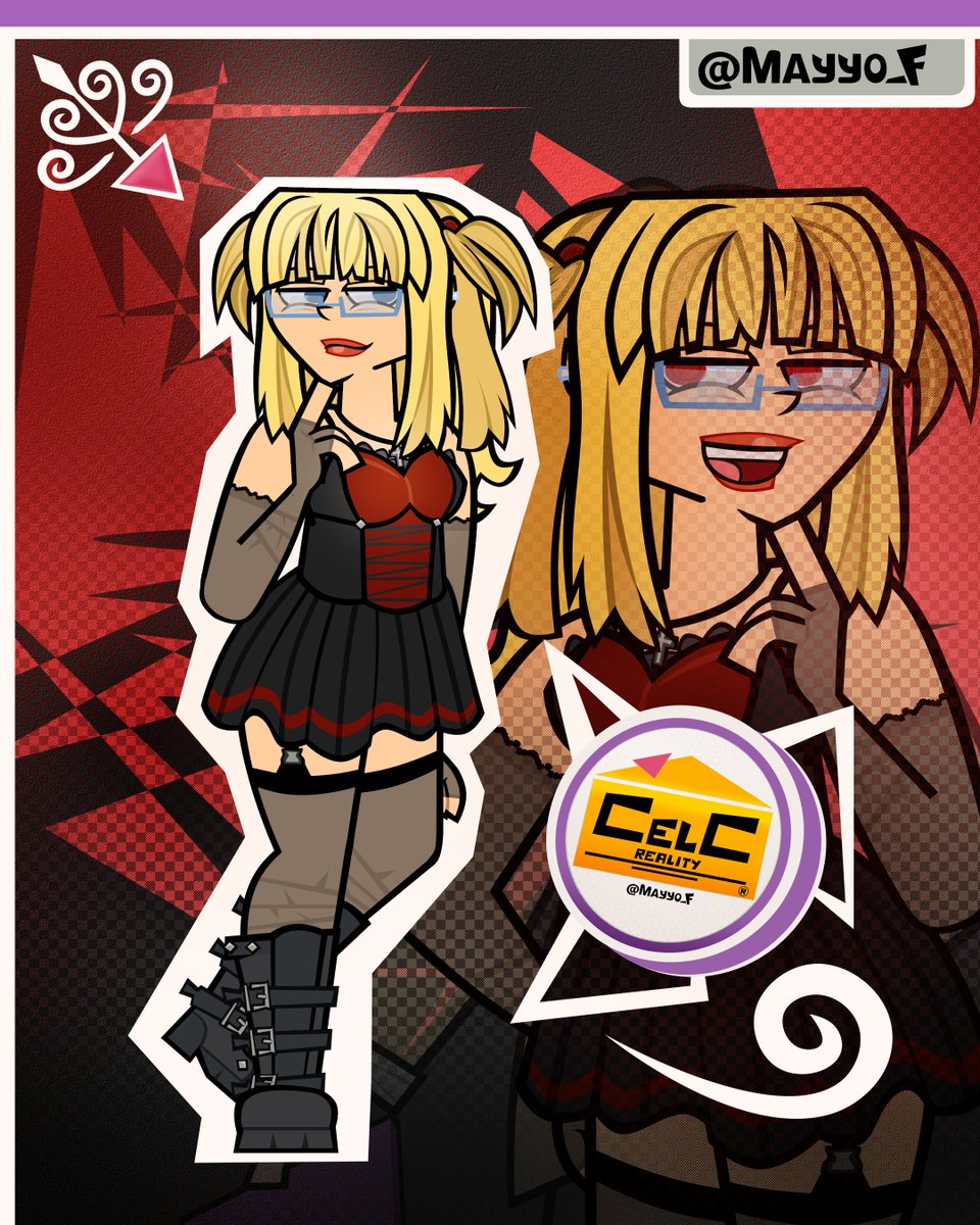 mayyo_f's tweet photo. #CELC_REALITY #deathnote💖✨😉Isabella dressed as Misa Amane😲

tag ignorar
#mayyo_f #Dctwt  #anime #tdtwt  #cast #serie #TotalDrama https://t.co/5WBwQXWT8R