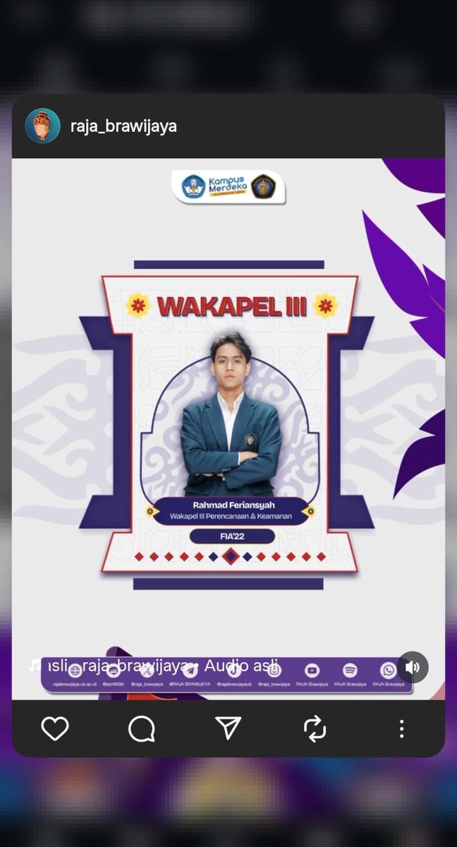 jalannyamerah's tweet image. Kasus Pelecehan Seksual WAKAPEL 3 RABRAW 2024.
Rahmad Feriansyah, FIA, Administrasi Bisnis UB 2022.

A Thread.