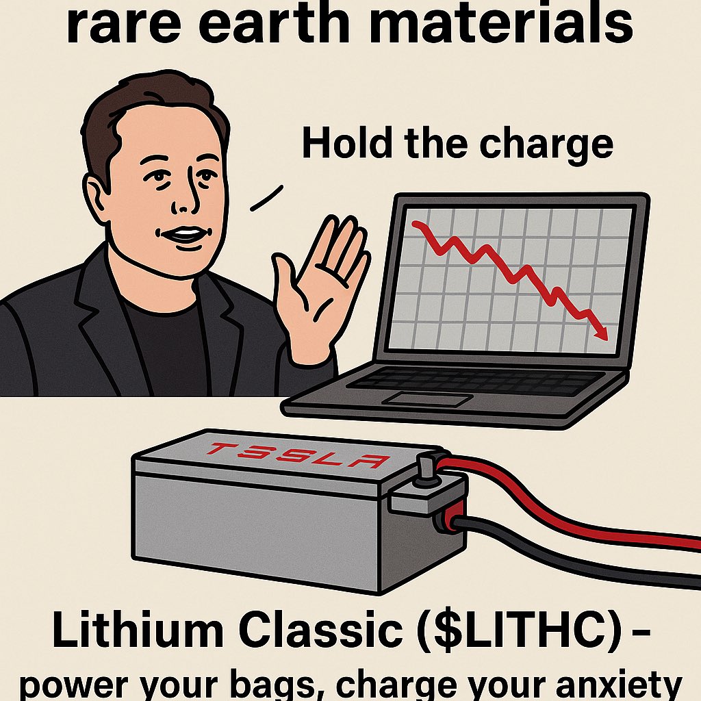 MercalonSol's tweet image. $LITHC

New play. Rare earth materials 
Lithium. Charge my portfolio back up 

#Lithium