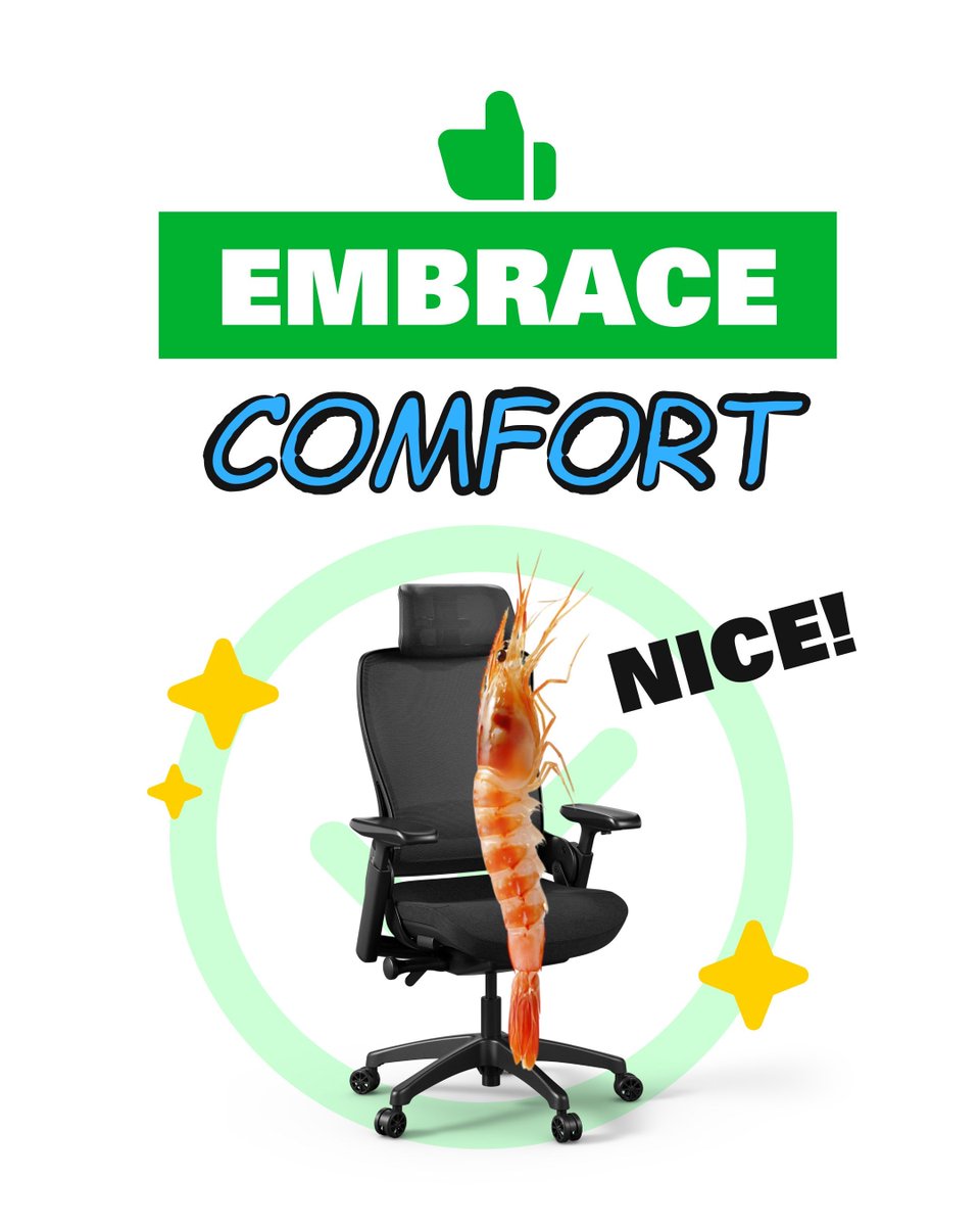 NO MORE SHRIMPING! 🚫🦐

Ton dos veut que 🫵 TOI 🫵 tu choisisses Embrace.

🚫🦐 e.lga.to/s/Embrace