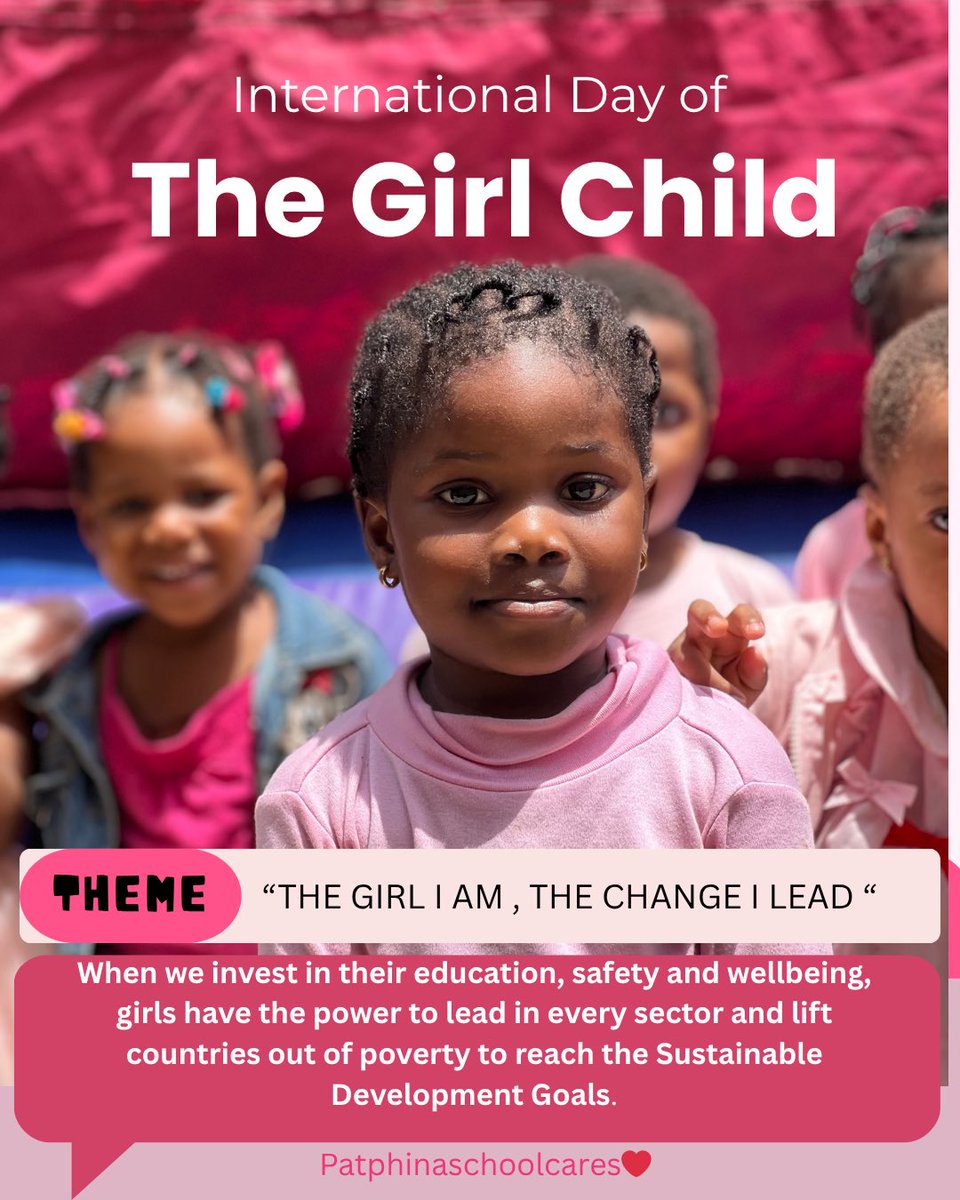 lucyAngel87's tweet photo. Happy International Day of the Girl child to every little and not so little girlie out there.
I hope you know how incredibly beautiful, relevant, tenacious, talented, capable and powerful you are! Sending lots of love to you! https://t.co/Gkho9Eps0Z
