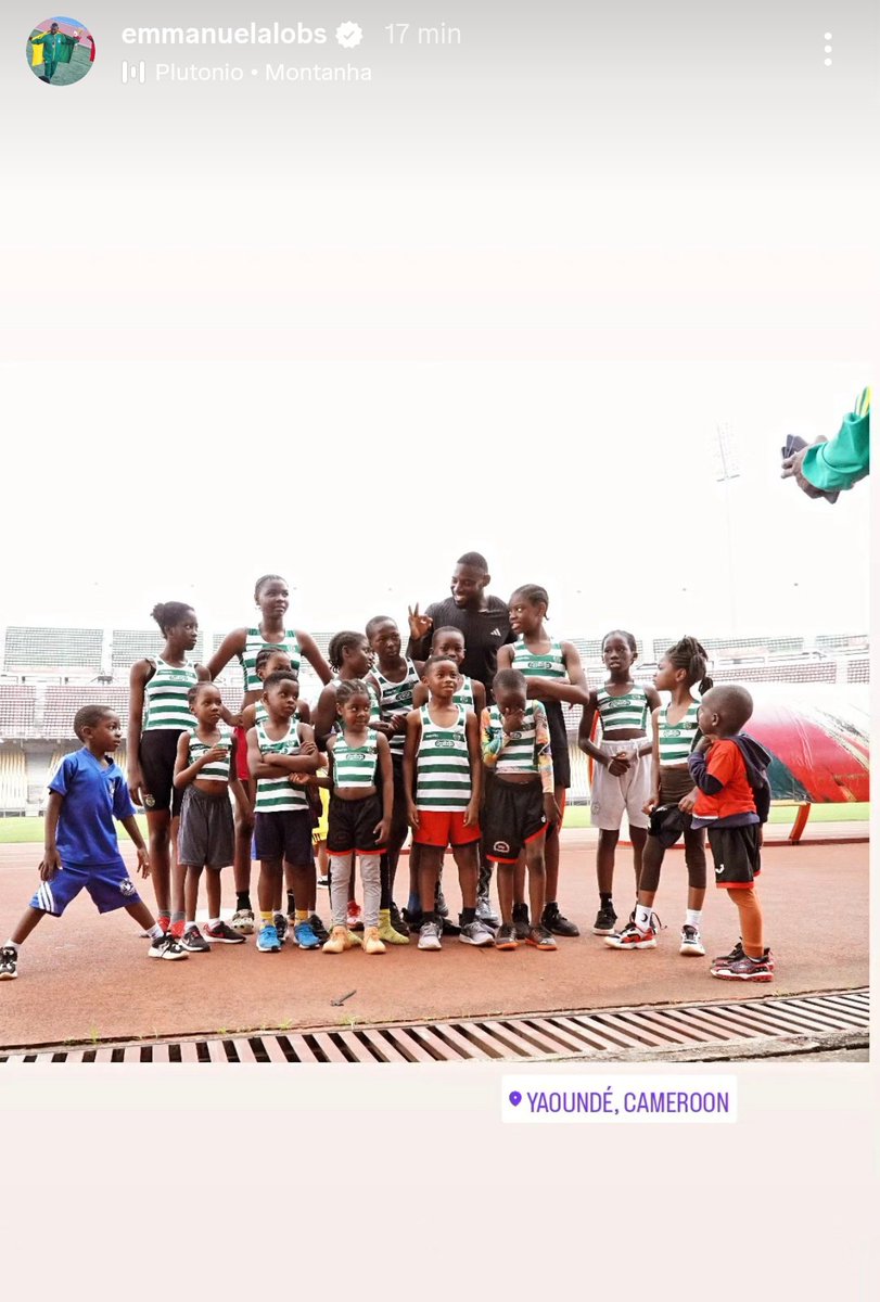 Excelente Emmanuel Eseme 🦁🇨🇲

Os jovens atletas nos Camarões correm de verde e branco 💚

#AtletismoSCP