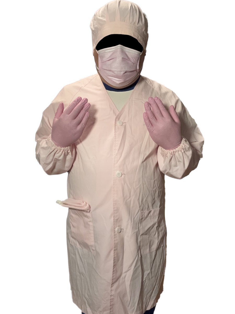 去年の６月から貯め撮りしていたフェチ写真の半分が編集終わりました。
もう少し時間がかかりますが、その中の一部を公開します。ピンクの給食着最高ですね。

#給食着 #給食着フェチ #ガウン #ゴム手袋 #ゴム手袋フェチ #マスクフェチ #体操服