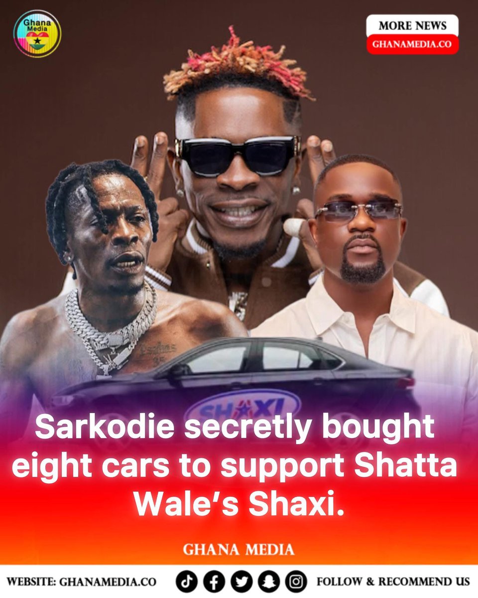 Ghanaian rapper Sarkodie quietly purchased eight cars to support Shatta Wale’s Shaxi transport business. Shatta Wale revealed the kind gesture, praising Sarkodie’s humility and loyalty for helping without seeking attention.