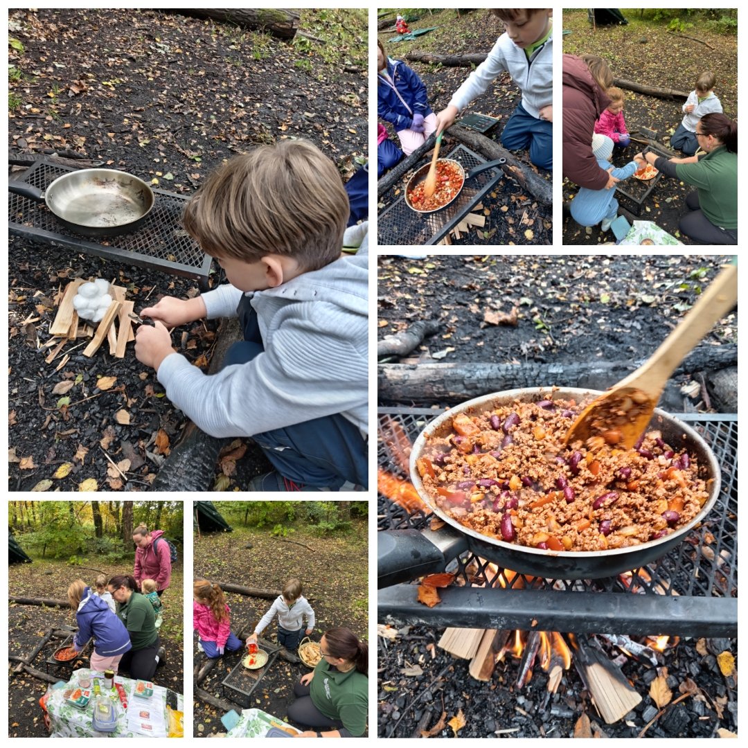 LinziA2's tweet photo. A great morning making Tacos in the forest with my little explorers https://t.co/HXiyk5H8py