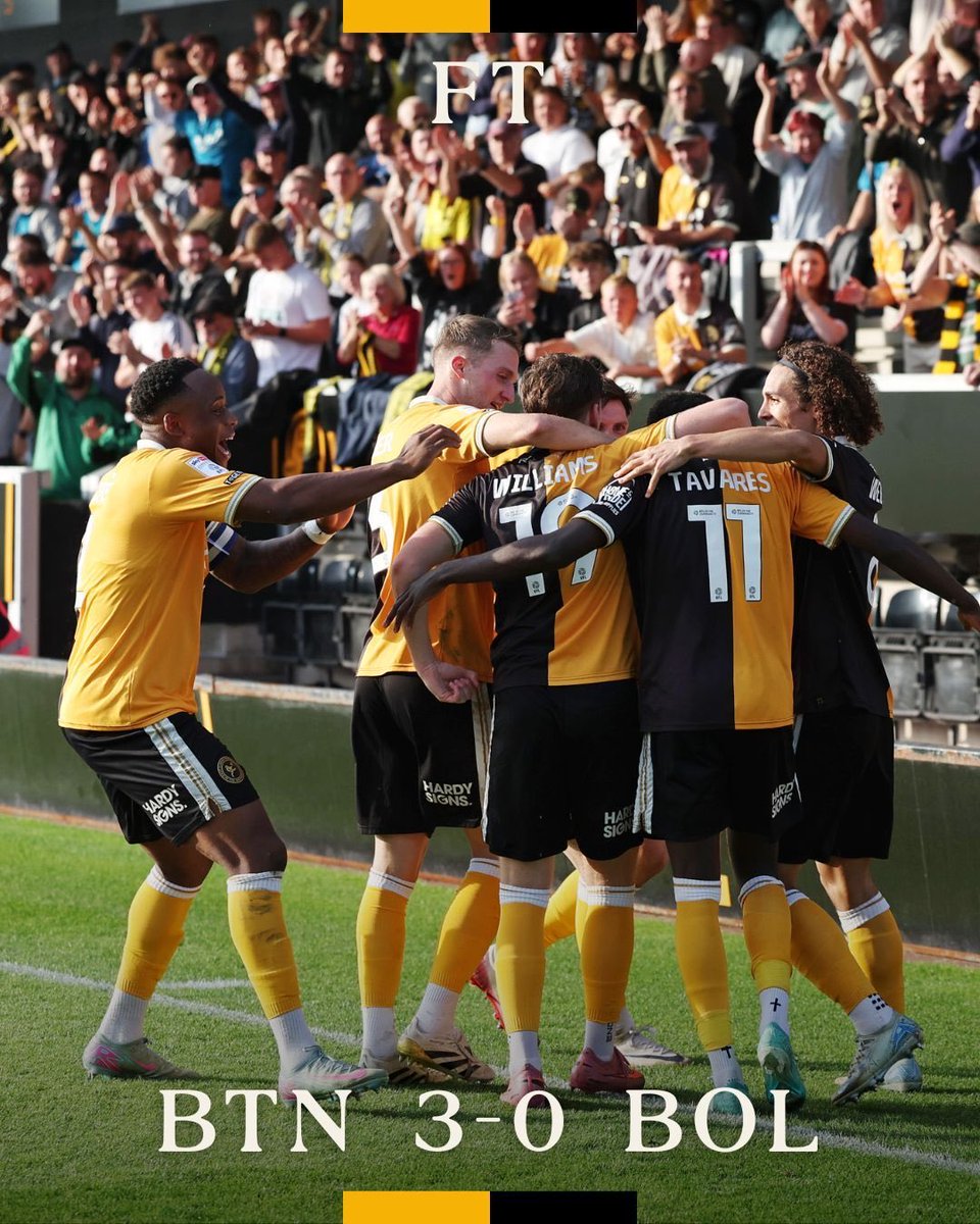 weare72cast's tweet image. No league win since the opening day of the season, no league goal in over a month… 😬
“What if we beat Cardiff 1-0 away from home and then we beat Bolton 3-0 at home a couple of weeks later?” 😅
It’s the Burton way. 🤷♂️
@edward_w97 #BAFC #EFL